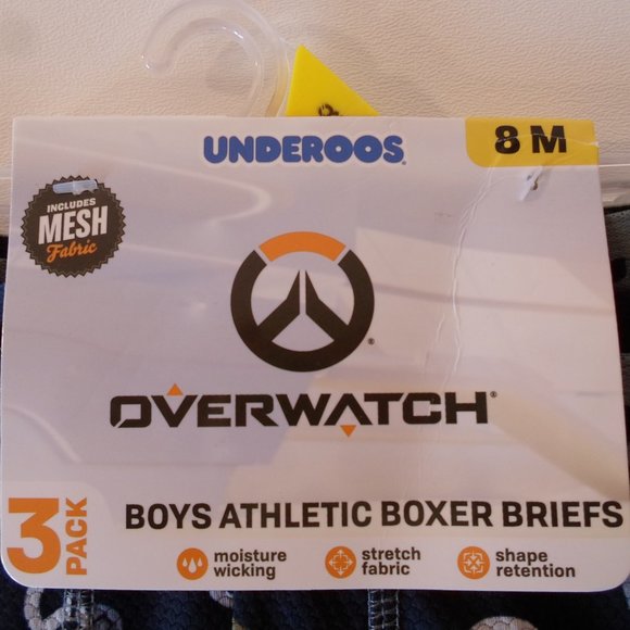 3 Pack Boys Overwatch Superhero Boxer Brief Underwear Underoos in multiple sizes - Picture 7 of 8
